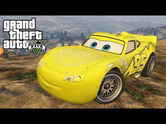 Lightning McQueen Yellow GTA V