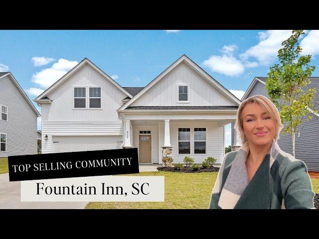 Amazing New Community In Greenville, South Carolina! Homes Starting At $365k! | Fountain Inn, SC