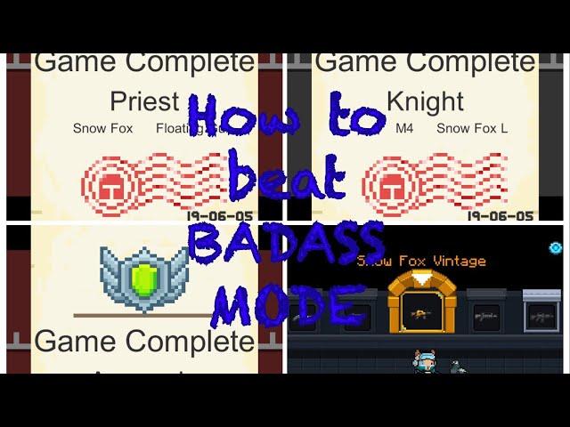 5 Quick Tips on How To Beat BADASS MODE || Soul knight badass mode guide || How to get Golden frames