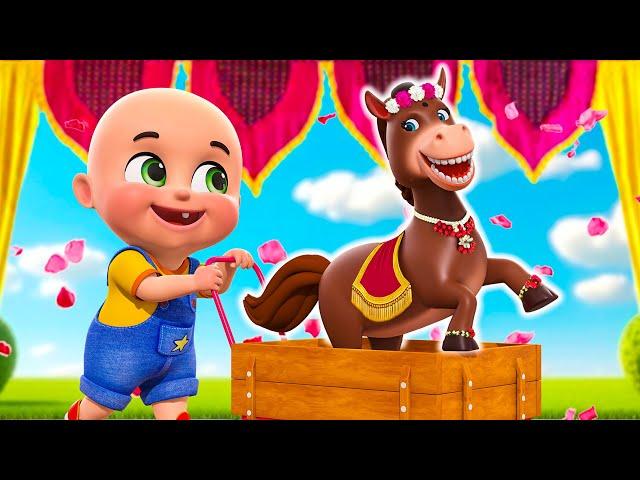 Agdum Bagdum Ghoda Dum Saaje | New Aye Bristi | Bengali Rhymes for Kids | Jugnu Kids Bangla