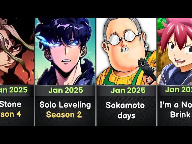 Every UPCOMING Anime of  Winter 2025 (January)