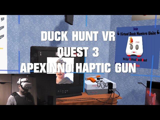 Duck Hunt VR - Quest 3 - Apexinno Haptic Guns