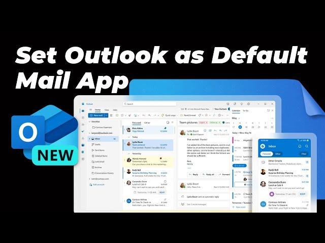 How to Set Outlook as Default Mail App on Mac | Set Account as Default in Outlook for Mac