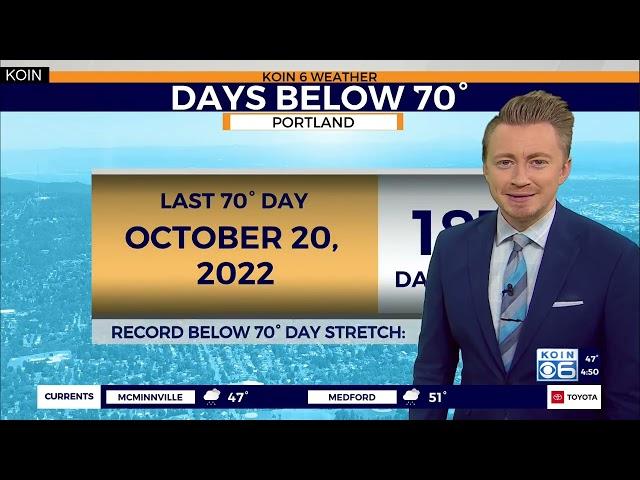 Portland's warmer weather pattern | Meteorologist Josh Cozart