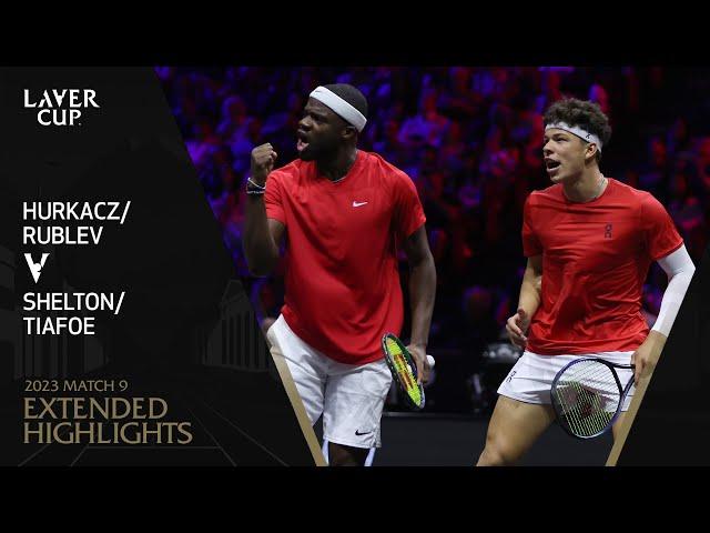 Hurkacz/Rublev v Shelton/Tiafoe Extended Highlights | Laver Cup 2023 Match 9