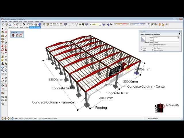 BiMUp 5D for SketchUp - Volume Calculation