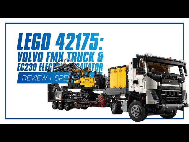 LEGO 42175 Volvo FMX Truck & EC230 Electric Excavator - IN-DEPTH REVIEW