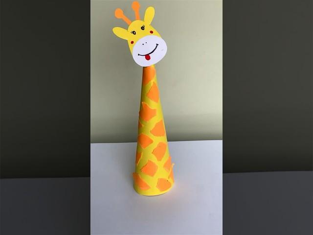 How to make Paper Giraffe for kids #craft #ideas #easy #papercraft