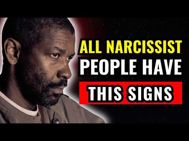 ALERT! 6 DANGEROUS SIGNS THAT REVEAL THAT THE PERSON NEXT TO YOU IS A NARCIST | Denzel Washington