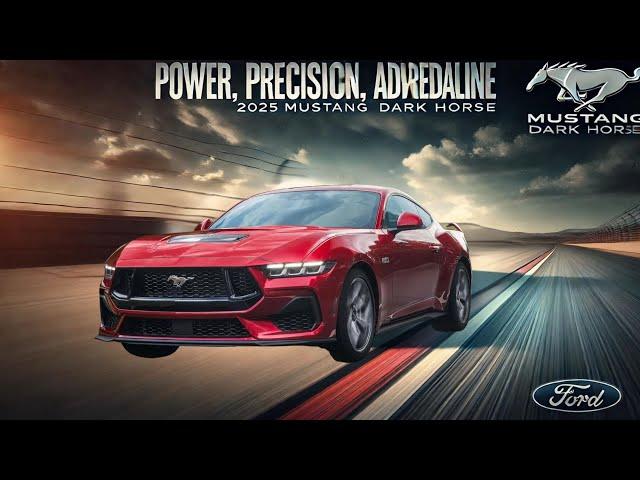 "2025 Mustang Dark Horse: Power, Precision, and Pure Adrenaline!"