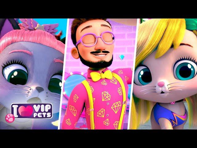  FABIO & FABIA get MAD  COLLECTION  VIP PETS  HAIRSTYLES ‍️ Full EpisodesFor KIDS in ENGLISH