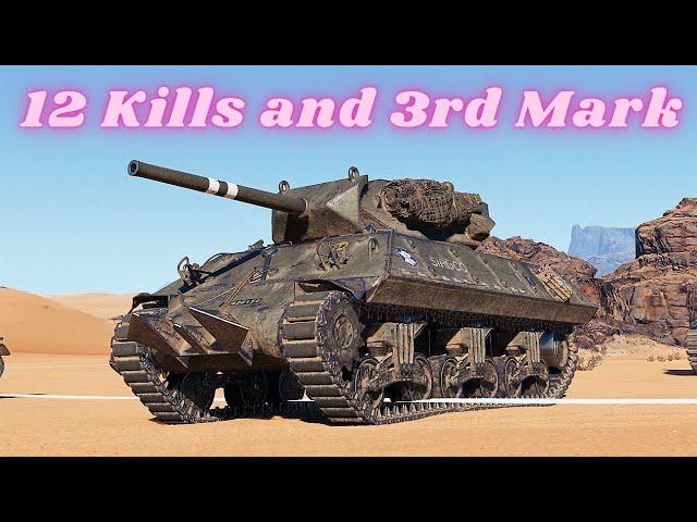 M10 RBFM 12 Kills and 3rd Mark  World of Tanks Gameplay (4K)