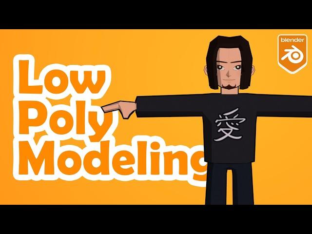 LOW POLY CHARACTER MODELING in Blender