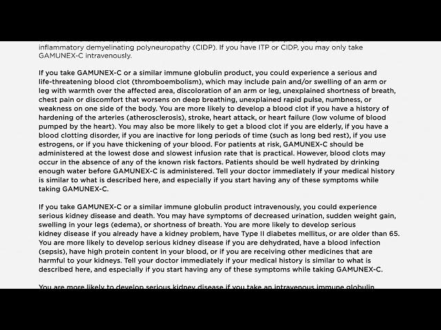 GAMUNEX-C & Me – Bonnie