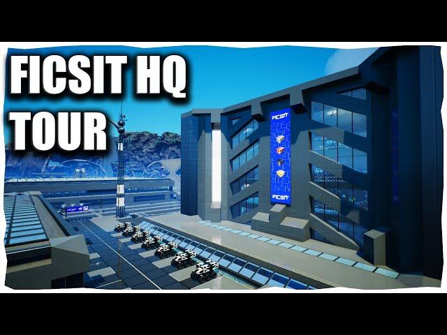 Fluxo's Ficsit HQ Satisfactory Base Tour