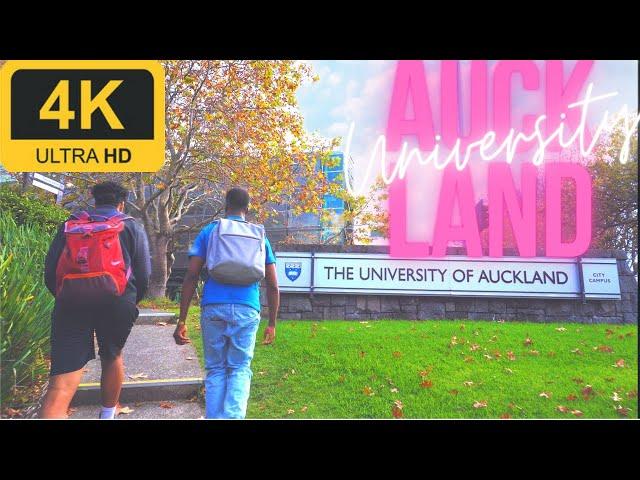 University of Auckland Walk | City Campus Tour | 4K