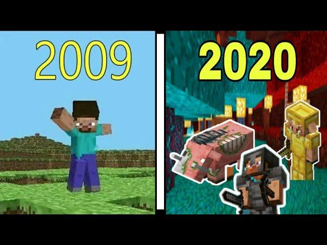 MINECRAFT:EVOLUTION OF GRAPHICS 2009 to 2020 (NETHER UPDATE)