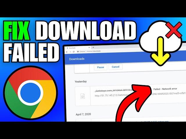 How To Fix Chrome Download Failed (Network Error)