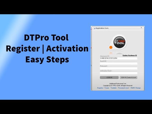 how To Activate/register Dtpro Tool New Update In 2 Minutes!