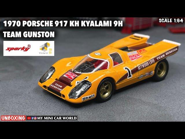 『MY MINI CAR WORLD』UNBOXING SPARKY x TINY HK 1/64 1970 PORSCHE 917 KH KYALAMI 9H TEAM GUNSTON