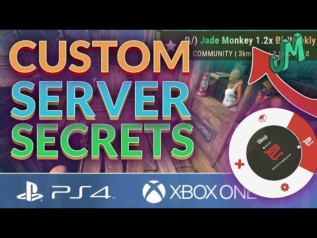 Custom Server Secret Settings & Tweaks  Rust Console  PS4, XBOX