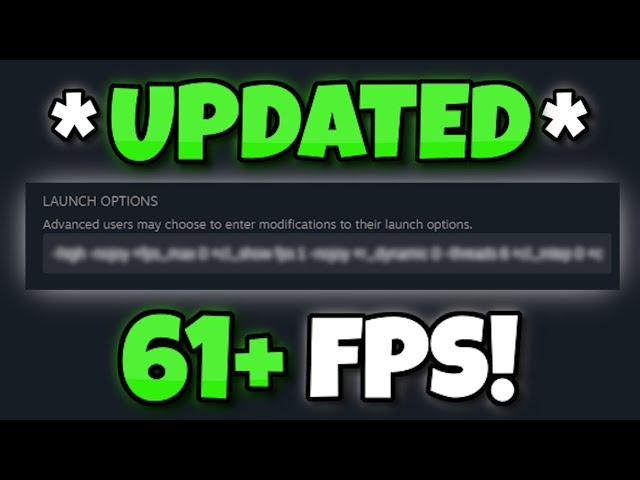 *UPDATED* The *BEST* Launch Options For FPS BOOST In CS2! *2024*