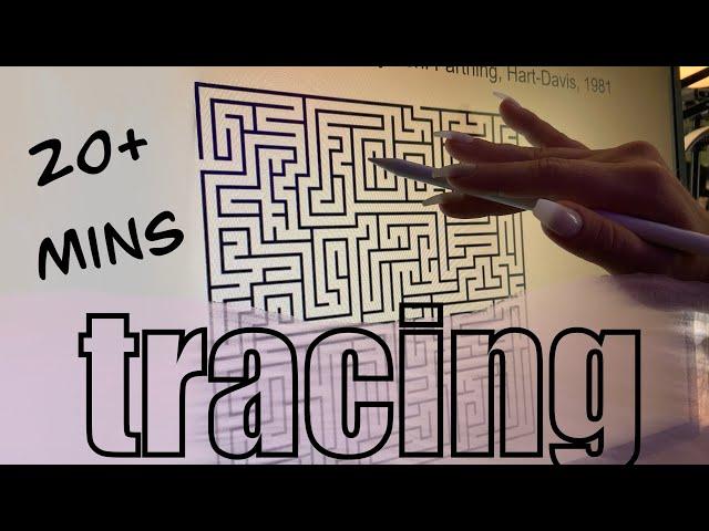 ASMR: Lofi Tracing for 20+ minutes! - Screen Tracing - Book Tracing - NO TALKING - Uriel's CV