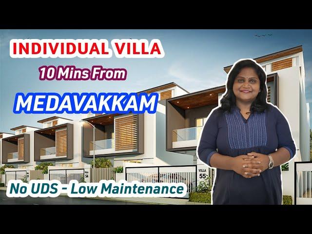 Villa For Sale Near Medavakkam | The Address | Mambakkam | No Brokerage