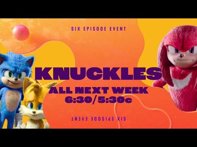 Knuckles + Sonic the Hedgehog Movies Promo - Starting September 23, 2024 (Nickelodeon U.S.)