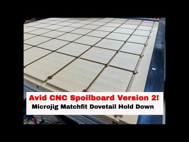 Avid CNC Spoilboard Version 2 - Microjig Matchfit System