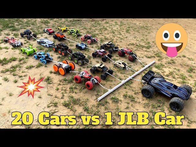 JLB Cheetah RC Car vs 20 RC Cars | Remote Control Car | RC Car