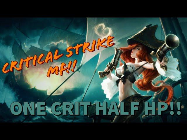 MISS FORTUNE'S ULTIMATE IS OP!! ARAM -FULL CRIT BUILD- Miss Fortune - League of Legends - SEASON 10