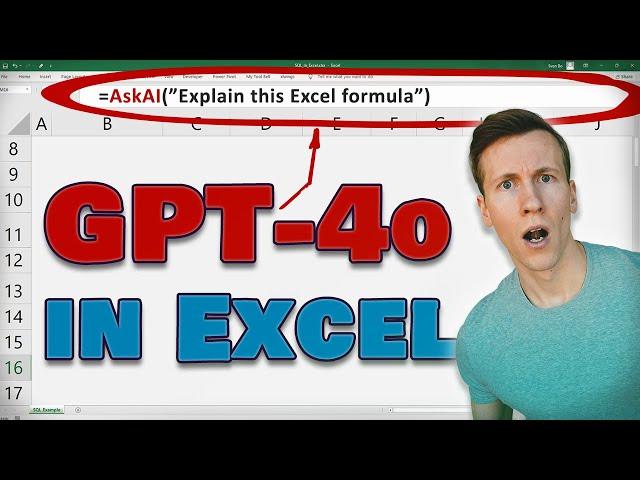 How to Integrate GPT-4o into Excel