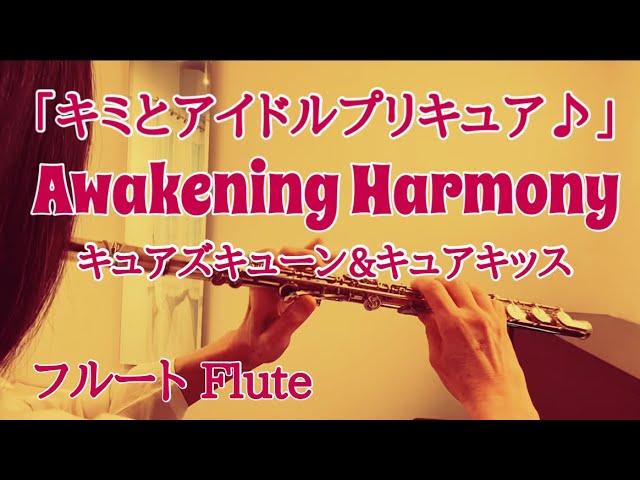 【キミとアイドルプリキュア】Awakening Harmony /キュアズキューン&キュアキッス【フルートで演奏してみた】You and Idol Precure "アウェイクニングハーモニー"