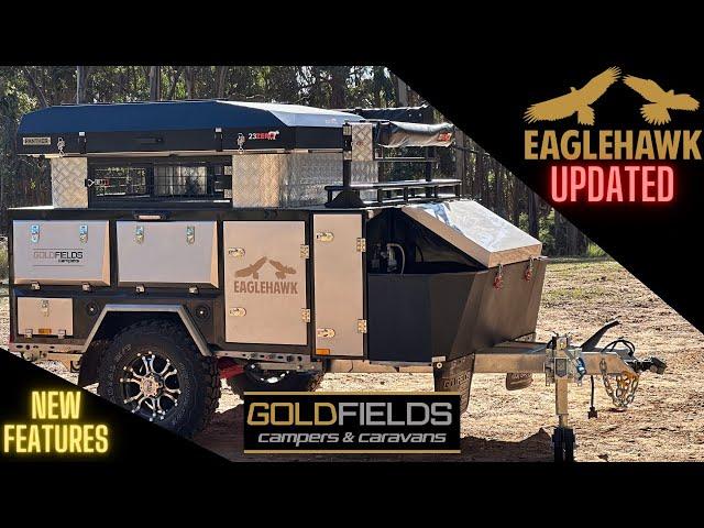 Goldfields Campers presents: The updated Eaglehawk rooftop Camper Trailer Walkaround ️
