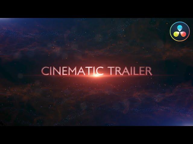 Cinematic Trailer Titles  DaVinci Resolve Templates 