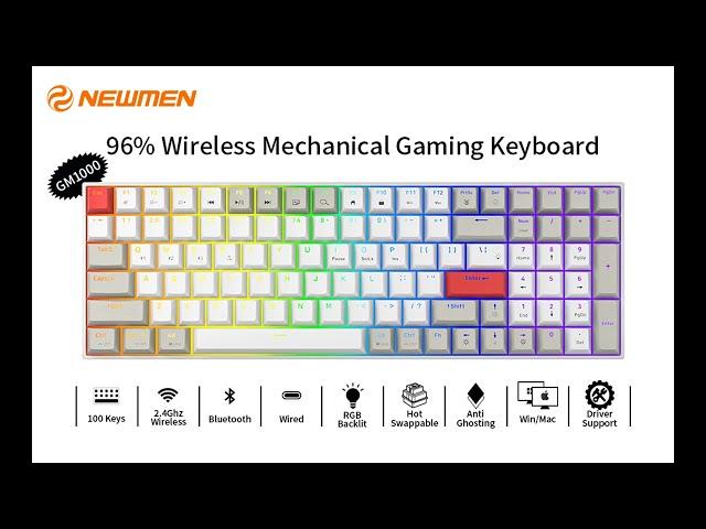 Newmen GM1000 96% Mechanical Gaming Keyboard