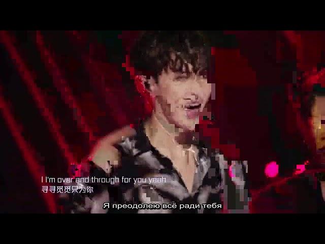 [РУСС САБ] 181026 Zhang Yixing LAY 《Give Me A Chance》 First LIVE @ iQiyi Idol~1