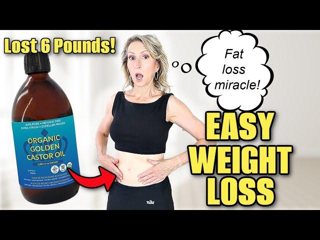 Castor Oil - Easiest Weight Loss Hack Ever? Menopause Fat Loss!