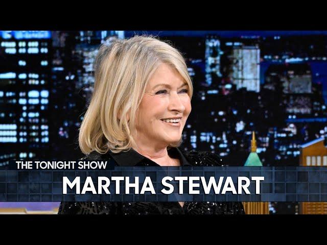 Martha Stewart Spills on Her Kardashian House Tour and Her Crush on Brad Pitt | The Tonight Show