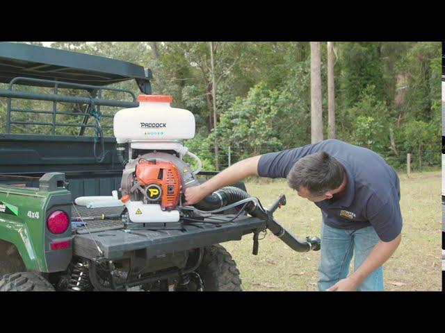 Paddock Machinery Backpack Mister/ Blower How To