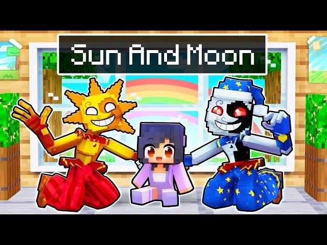 5 Days at SUN AND MOON Daycare In Minecraft!