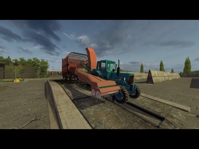 Farming Simulator17.Карта "Сосновка Голд".Стрим в одно лицо. №11