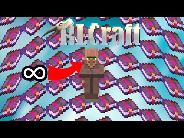 How to get EVERY ENCHANT in RLCRAFT [Villager Reroller Tutorial]