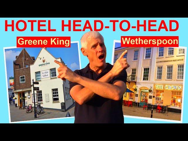 WETHERSPOON or GREENE KING? Who has the best pub-owned hotel? A pub head-to-head in Worcester.