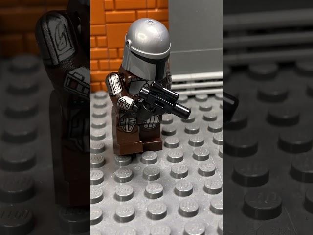 Mando Destroys A Stormtrooper | A Lego Star Wars Stop Motion