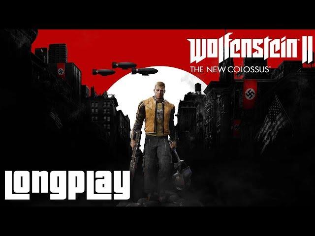 Wolfenstein II: The New Colossus - Full Game Walkthrough (No Commentary Longplay)