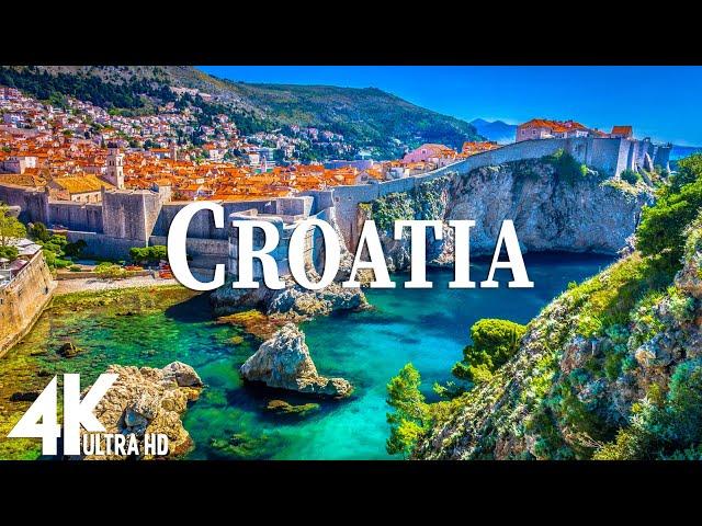 FLYING OVER CROATIA (4K UHD) - Relaxing Music Along With Beautiful Nature Videos - 4K Video Ultra HD