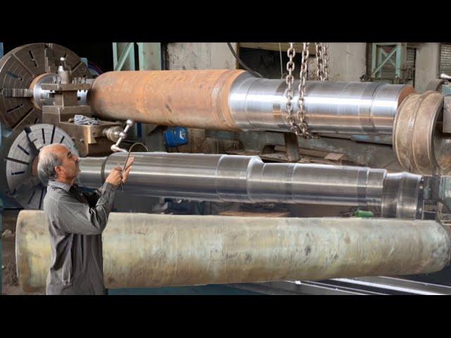 2Tons Rotor Shaft manufactured on Lathe machine | Made of 2Tons Rotor Shaft |