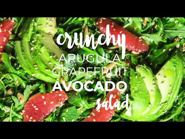 Crunchy Arugula, Grapefruit & Avocado Salad